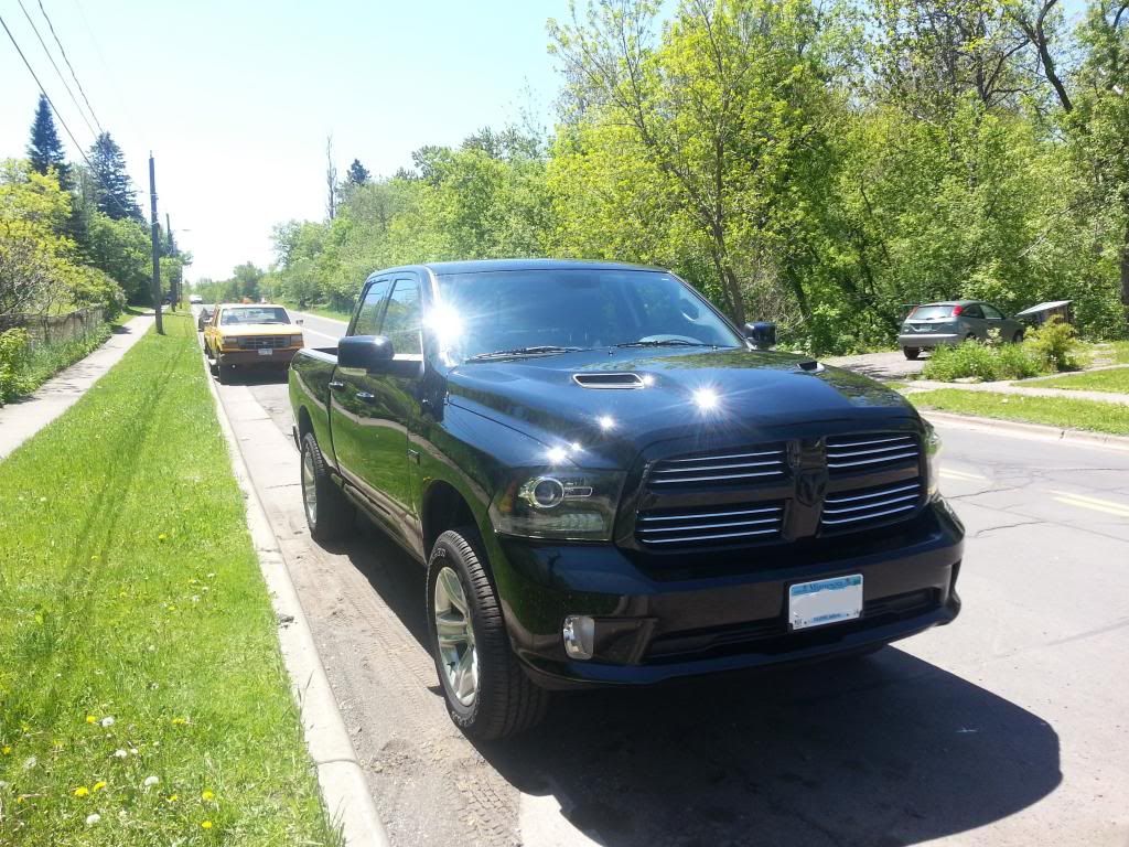 2013 Ram Sport Plasti Dipped grille inserts DODGE RAM FORUM